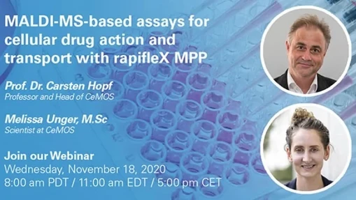 MALDI-MS-based assays for cellular drug action and transport with rapifleX MPP