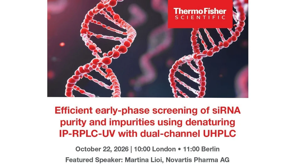 Thermo Fisher Scientific: Efficient early-phase screening of siRNA purity and impurities using denaturing IP-RPLC-UV with dual-channel UHPLC