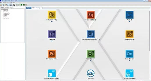 Thermo Scientific Software pro sběr dat LC-MS