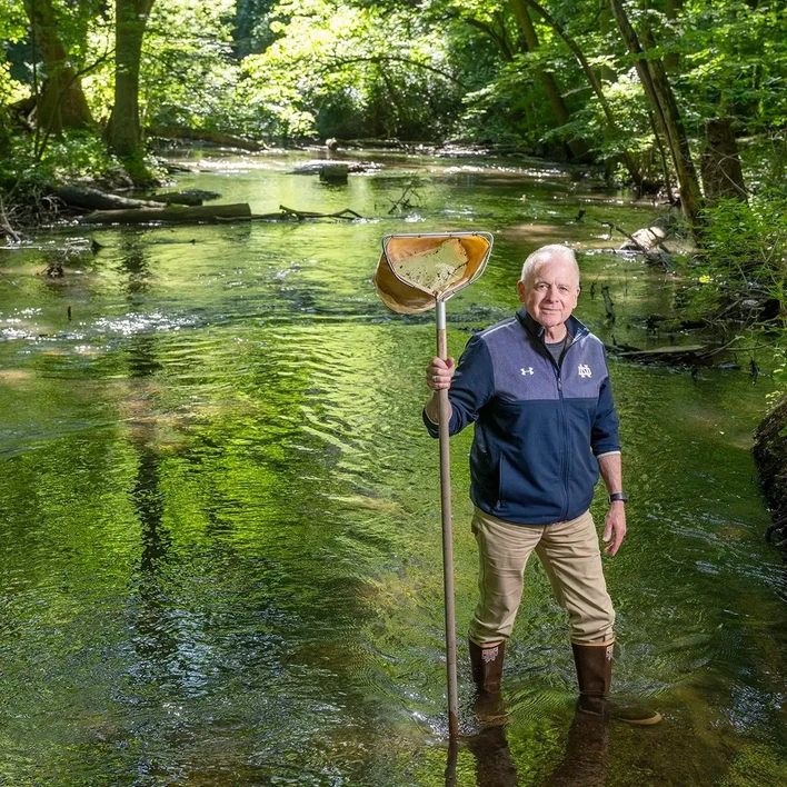 University of Notre Dame /  Barbara Johnston: Professor Gary Lamberti.