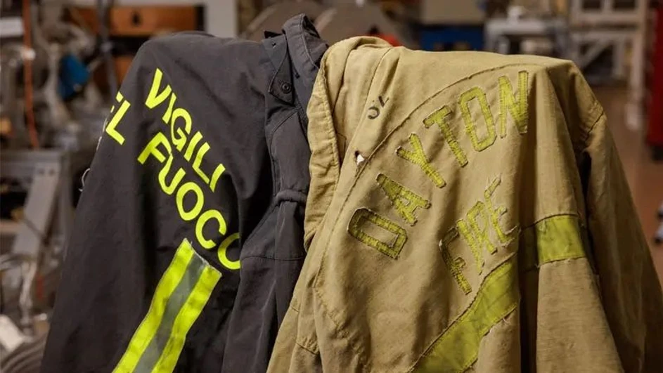 University of Notre Dame / Peter Ringenberg: In 2018, Peaslee’s lab detected PFAS in firefighter turnout gear, prompting firefighters across the country and around the world to send in samples for testing.