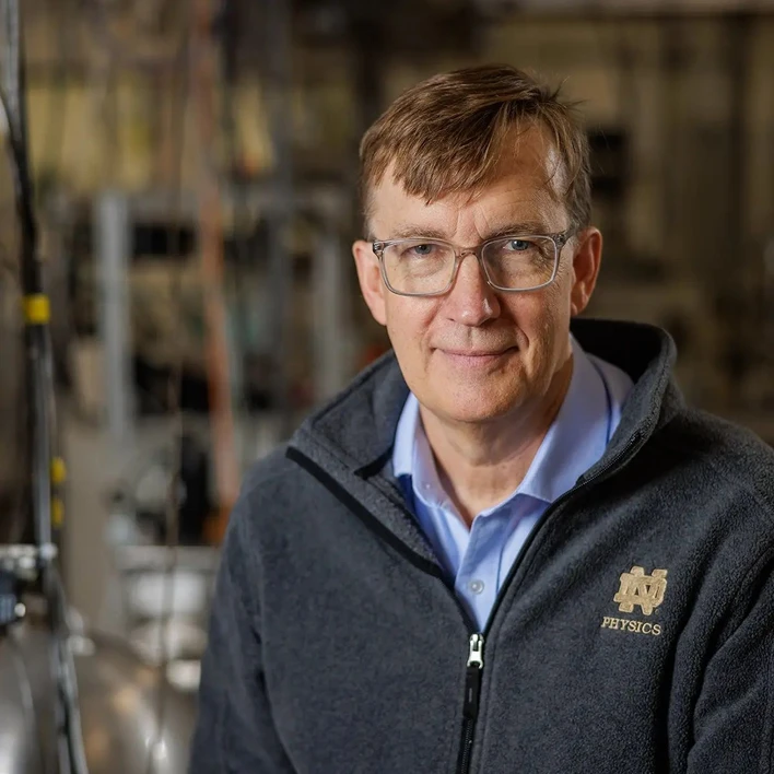University of Notre Dame / Peter Ringenberg: Professor Graham Peaslee.