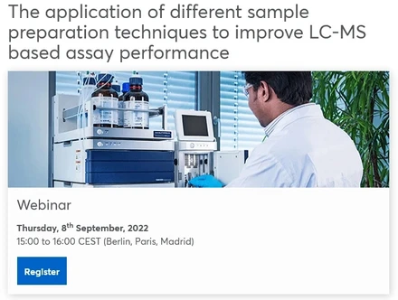 The application of different sample preparation techniques to improve LC-MS based assay performance