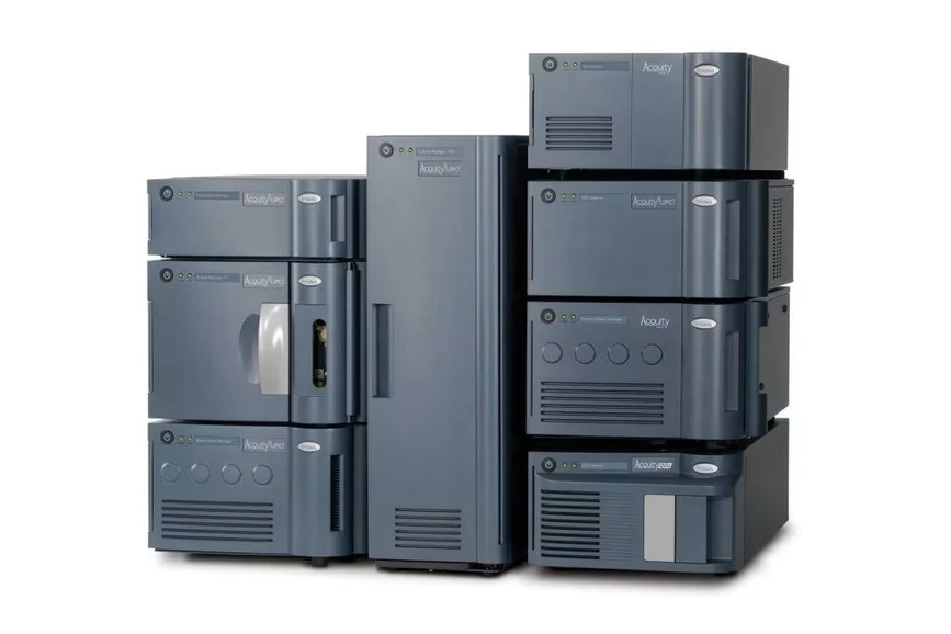 Waters ACQUITY UPC2 System: ACQUITY UPC2 System with ACQUITY UPLC ELS, ACQUITY UPC2 PDA, and ACQUITY QDa Detectors.