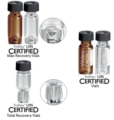 Waters Certifikované vialky