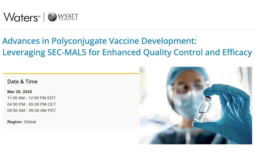 Waters Corporation: Advances in Polyconjugate Vaccine Development: Leveraging SEC-MALS for Enhanced Quality Control and Efficacy