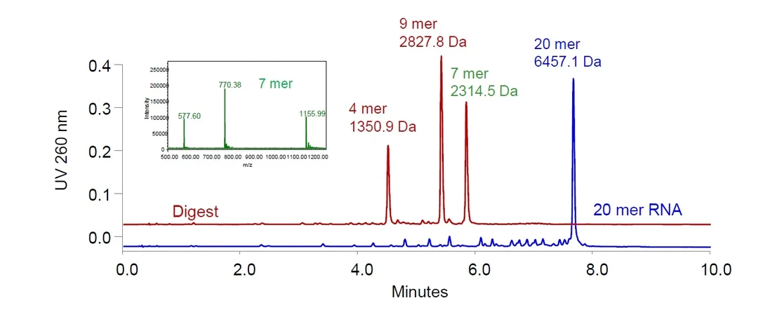 Waters Corporation/Martin Gilar: HILIC analysis of RNase T1 digest