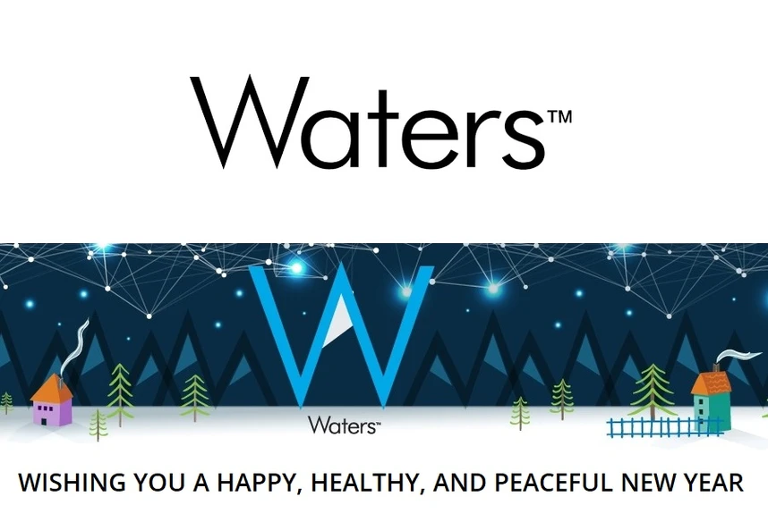 Waters Corporation: Přejeme Vám štěstí, zdraví a klid v roce 2022.