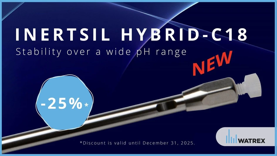 <p>Watrex Prague: Inertsil Hybrid-C18: Stability Across a Wide pH Range</p>