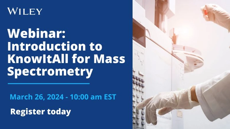Wiley: Introduction to KnowItAll for Mass Spectrometry