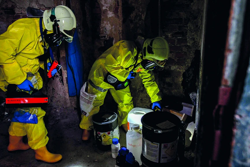 Hasičský záchranný sbor České republiky: Hasiči z chemických laboratoří HZS ČR se zúčastnili mezinárodního CBRNe cvičení