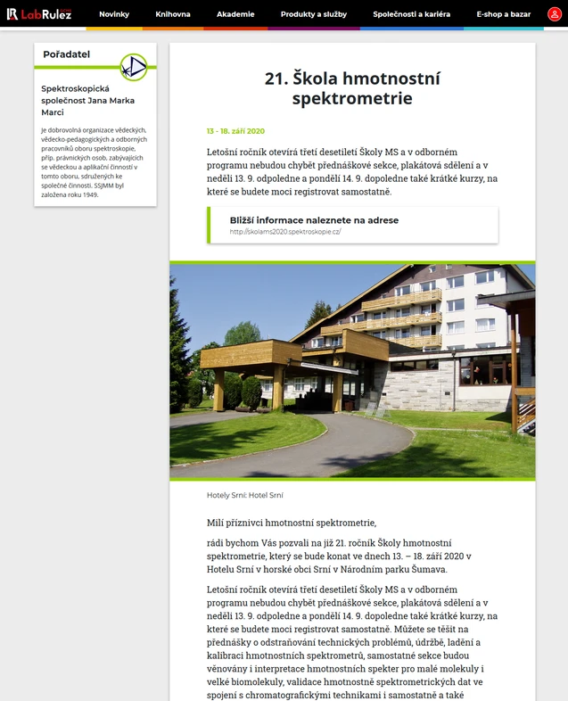 LabRulez: Nejbližší akce - detail akce